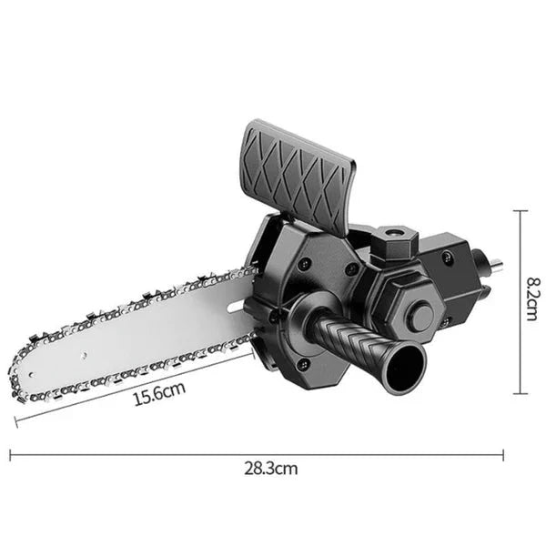 Adaptador de Motosserra 6 Polegadas Para Furadeira Ou Parafusadeira