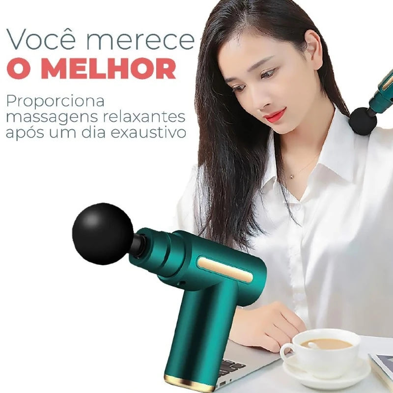 Pistola Massageadora Elétrica