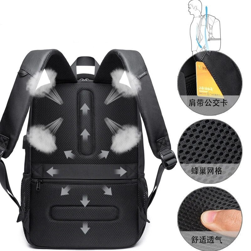 Mochila Executiva Impermeável Para Notebook Reforçada